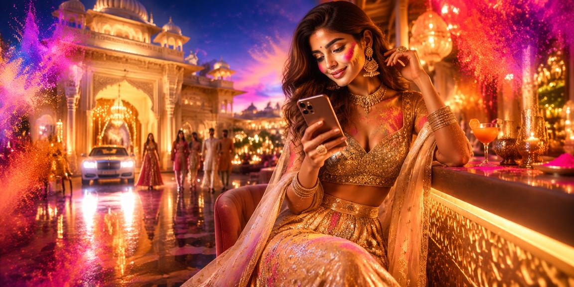 VIP player enjoying mobile casino experience in India